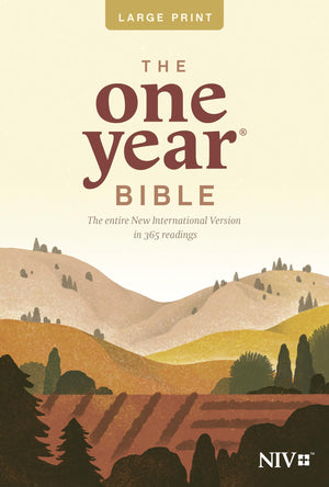 The One Year Bible NIV, Large Print Thinline Edition (Softcover),New