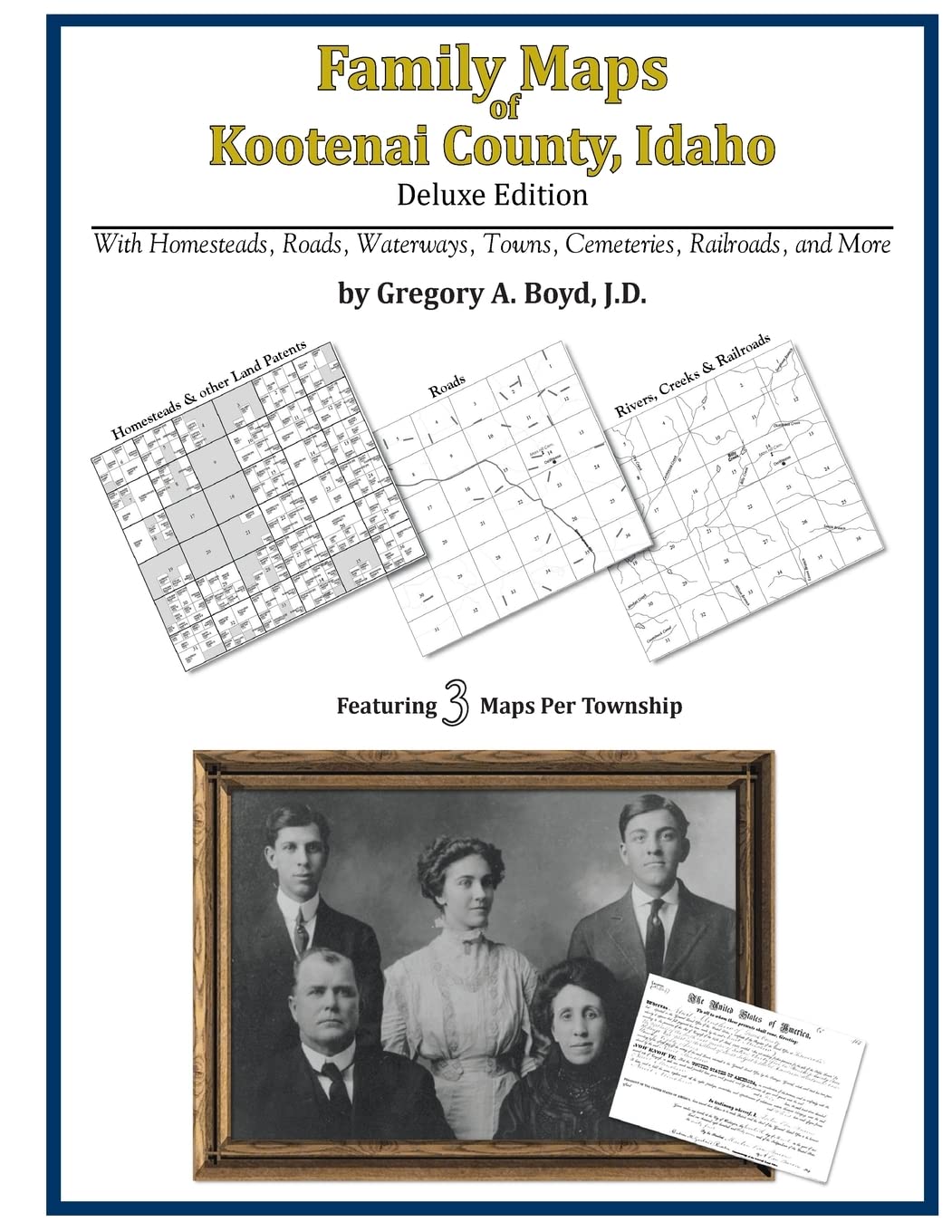 Family Maps of Kootenai County, Idaho,Used