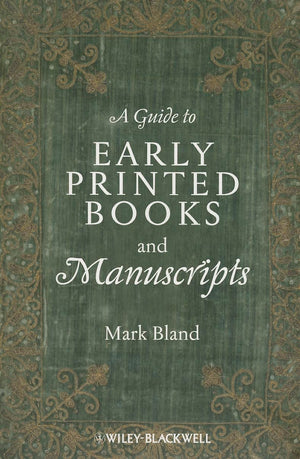A Guide to Early Printed Books and Manuscripts,Used