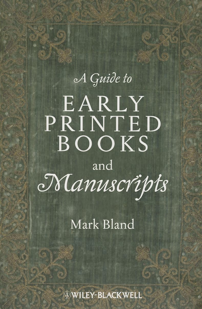A Guide to Early Printed Books and Manuscripts,Used