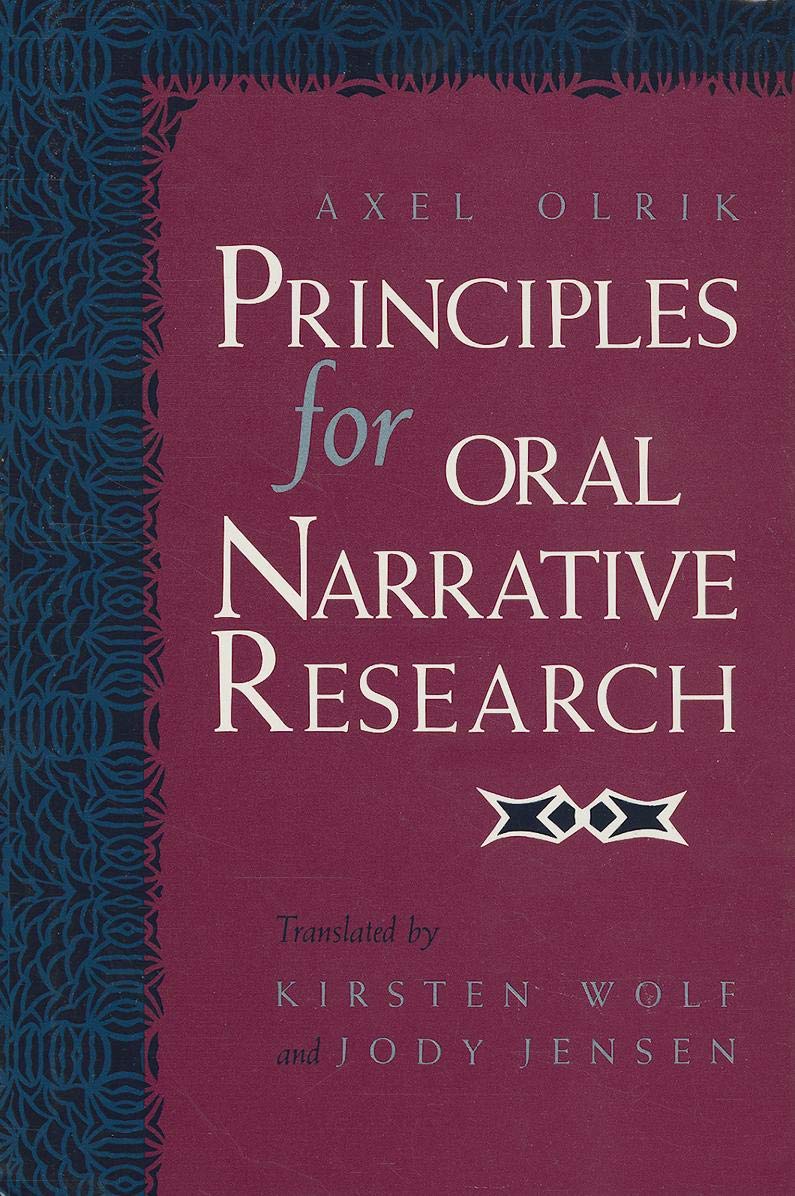 Principles for Oral Narrative Research (Folklore Studies in Translation),Used