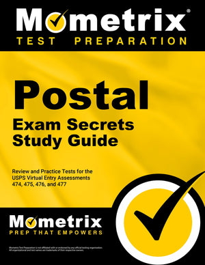Postal Exam Secrets Study Guide: Review and Practice Tests for the USPS Virtual Entry Assessment 474, 475, 476, and 477 (Mometri,Used