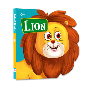 Board Book : Lion ( Animals And Birds ) - Cutout Board Books