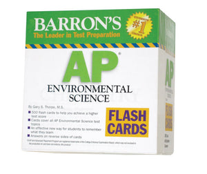 Barron's AP Environmental Science Flash Cards (Barron's: the Leader in Test Preparation),Used