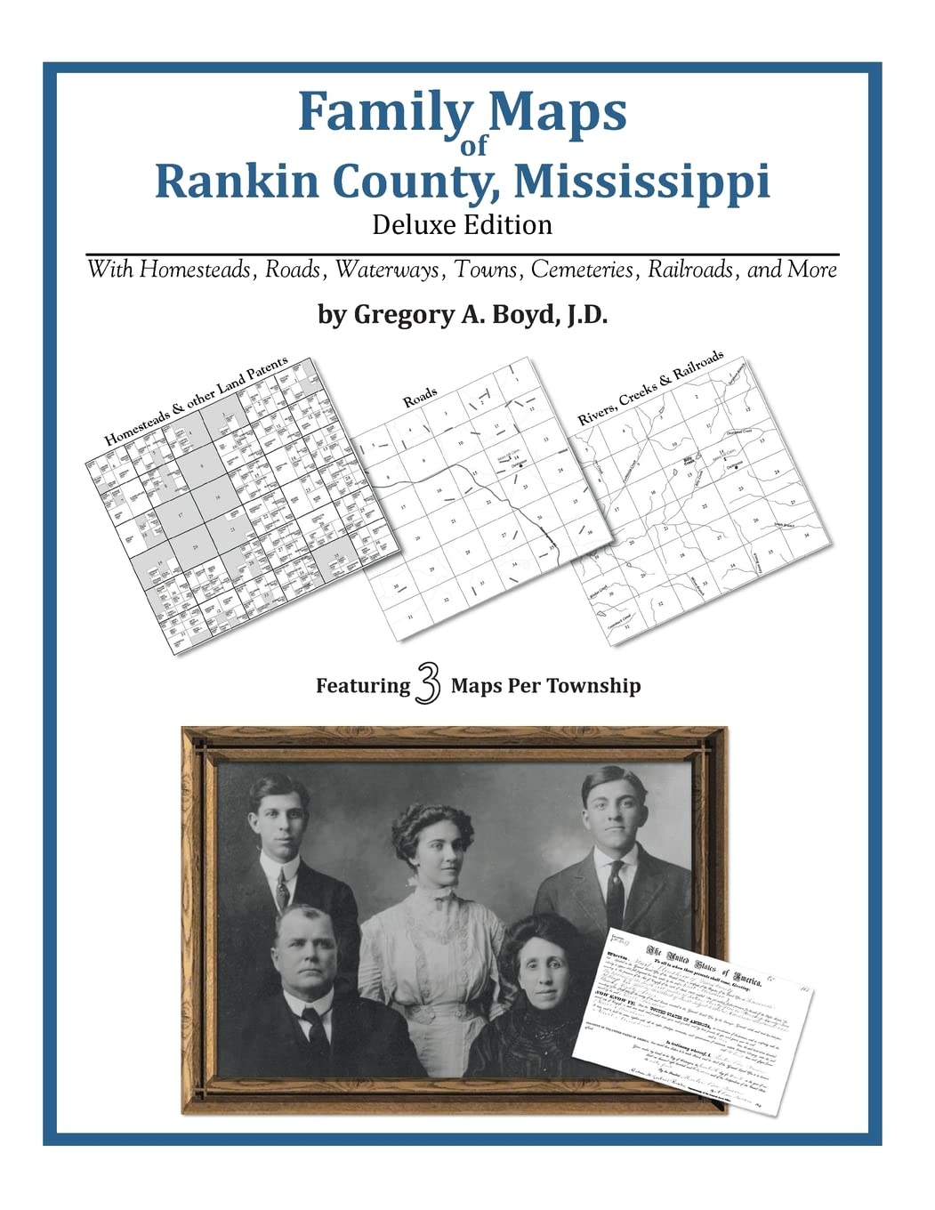 Family Maps of Rankin County, Mississippi,Used