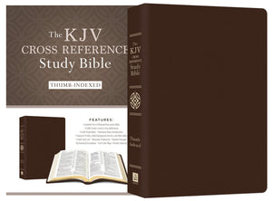Kjv Cross Reference Study Bible Indexed [Bonded Leather Brown]