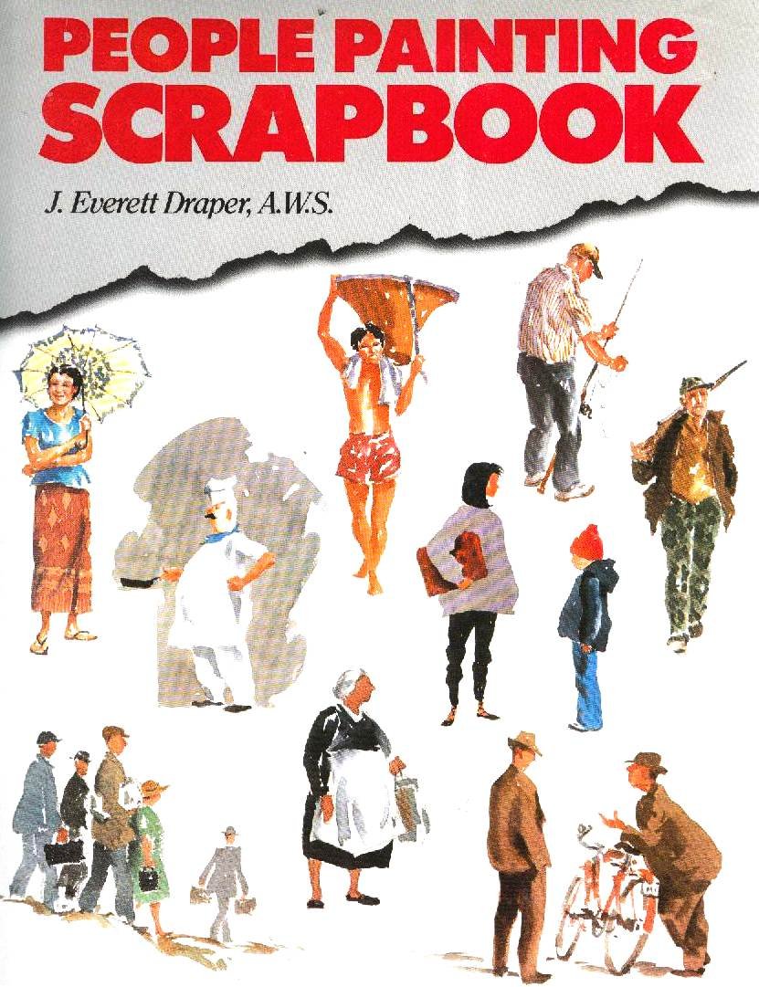 People Painting Scrapbook,Used