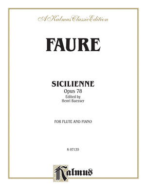 Sicilienne, Op. 78: Part(s) (Kalmus Edition),Used