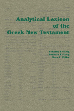 Analytical Lexicon of the Greek New Testament,Used
