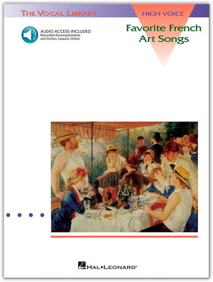 Favorite French Art Songs  High Voice: The Vocal Library,New