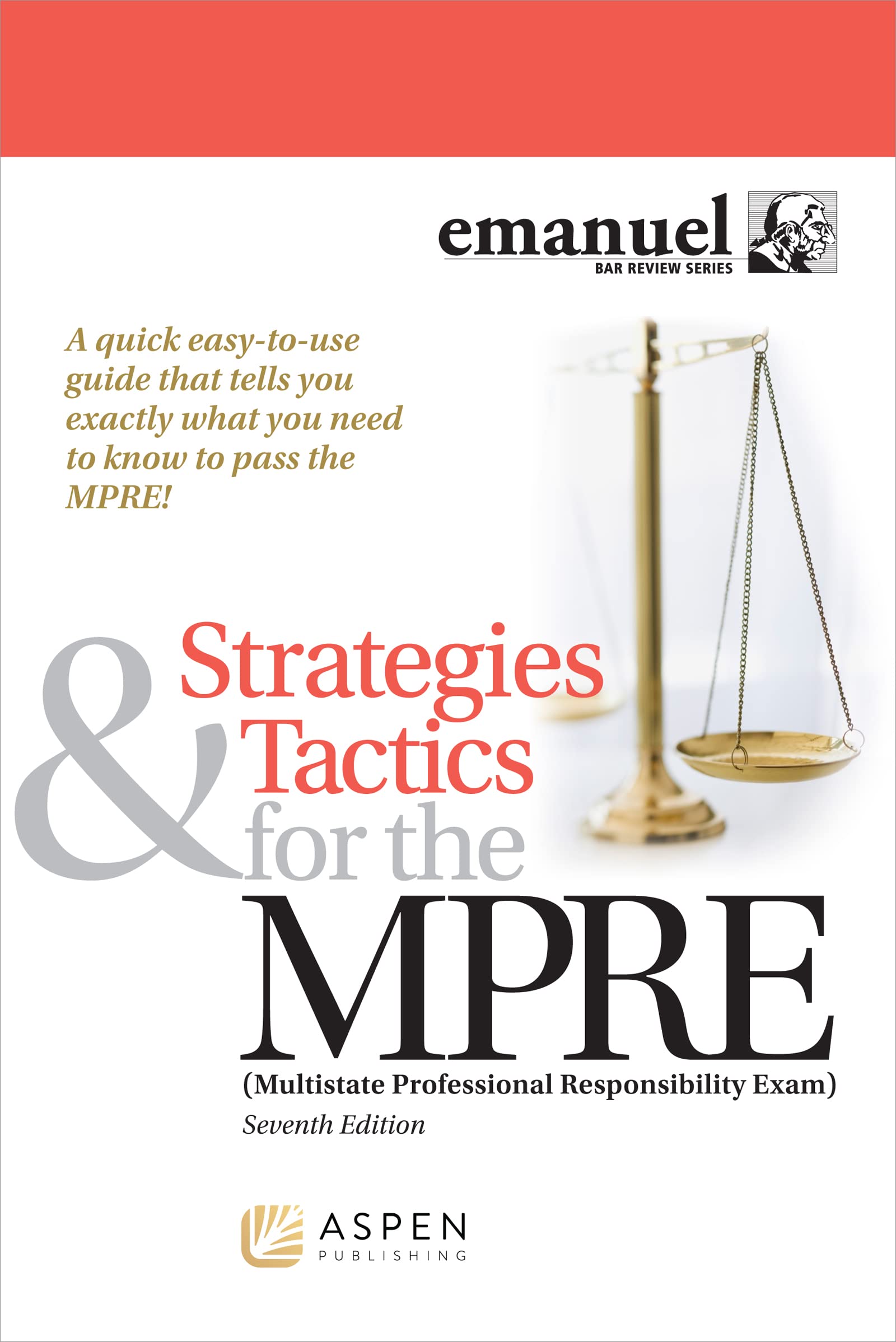 Strategies & Tactics For The Mpre: (Multistate Professional Responsibility Exam) (Bar Review Series),Used