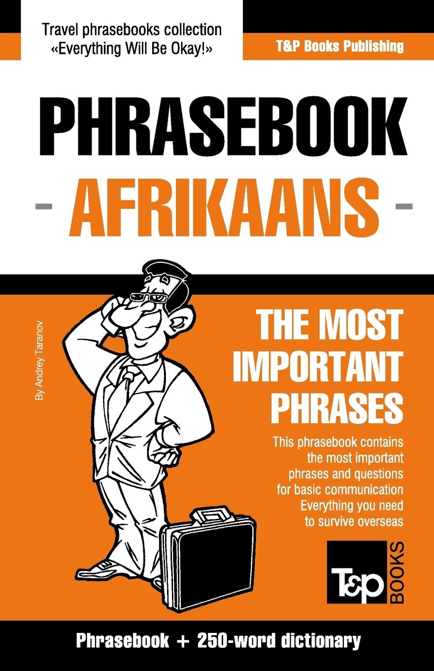 EnglishAfrikaans phrasebook and 250word mini dictionary (American English Collection),Used