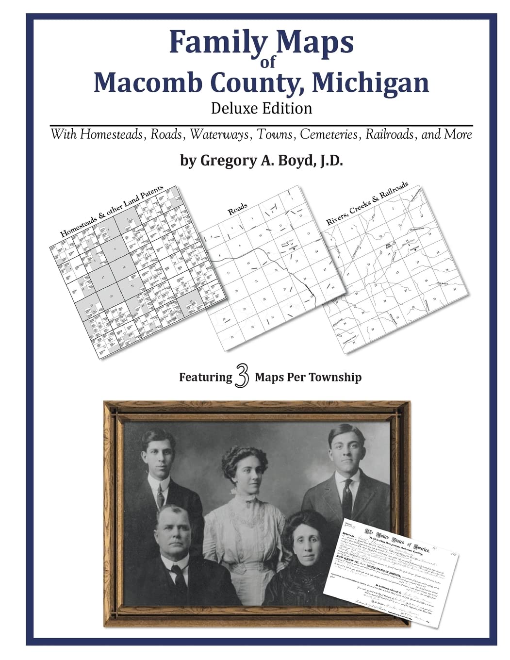 Family Maps of Macomb County, Michigan,Used
