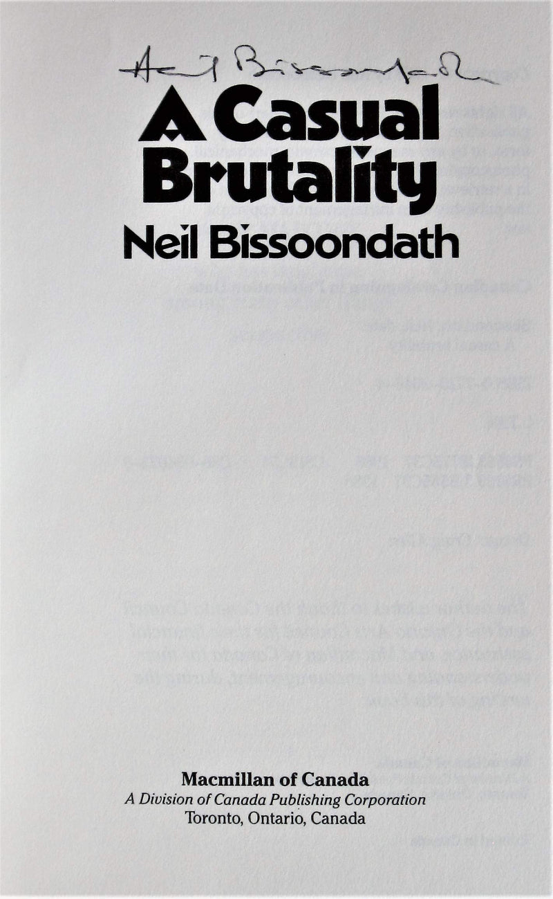A casual brutality,Used