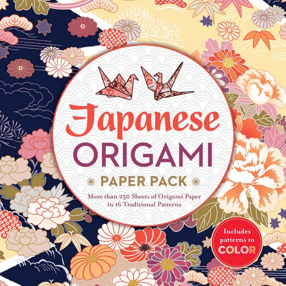 Japanese Origami Paper Pack: More than 250 Sheets of Origami Paper in 16 Traditional Patterns,New