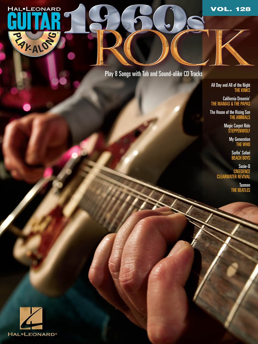 1960s Rock: Guitar PlayAlong Volume 128 (Guitar Playalong, 128),Used