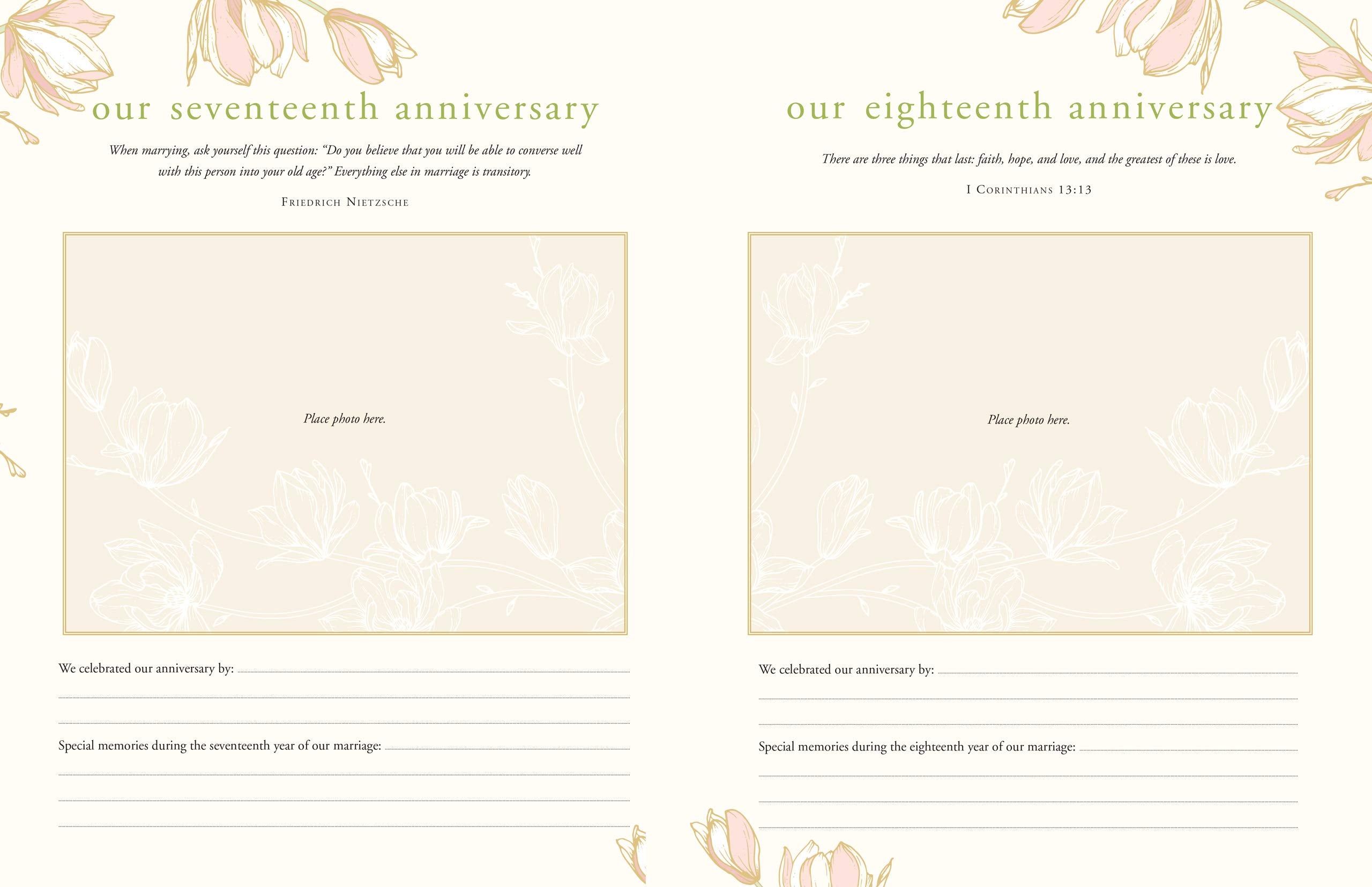 Our Wedding Anniversary Album (Deluxe, Clothbound Edition),Used