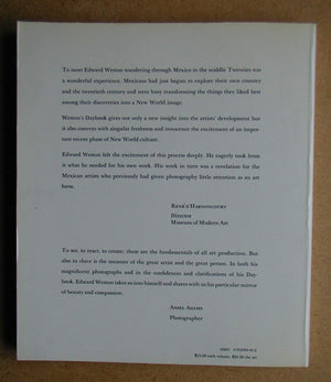 The Daybooks Of Edward Weston, Vol. 1: Mexico,Used