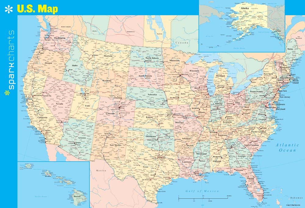 U.S. Map SparkCharts (Volume 83),Used