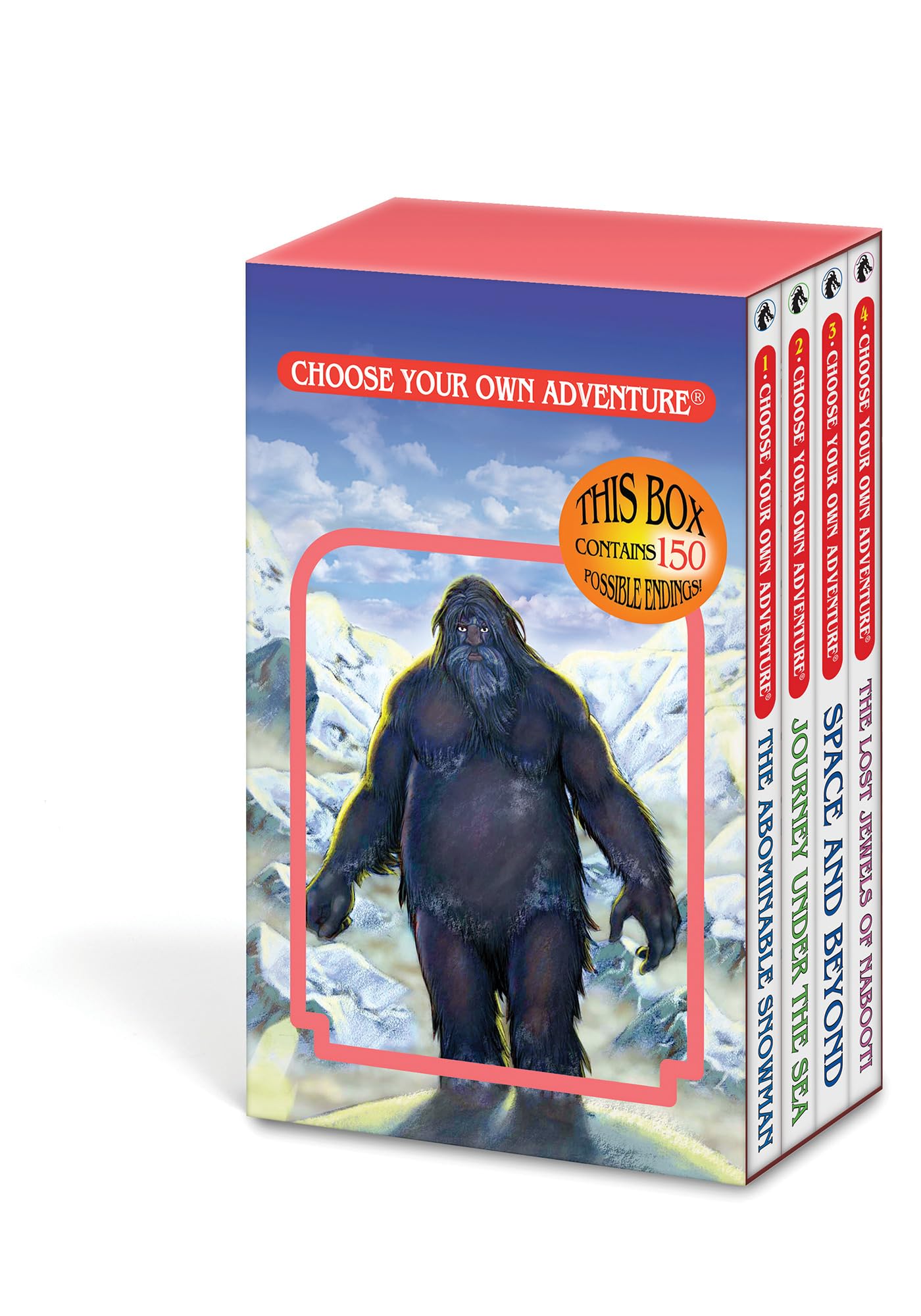 Choose Your Own Adventure 4Book Boxed Set #1: Origin Four (The Abominable Snowman, Journey Under The Sea, Space And Beyond, The,Used