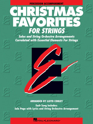 Essential Elements Christmas Favorites for Strings: Percussion Accompaniment (Essential Elements for Strings),Used