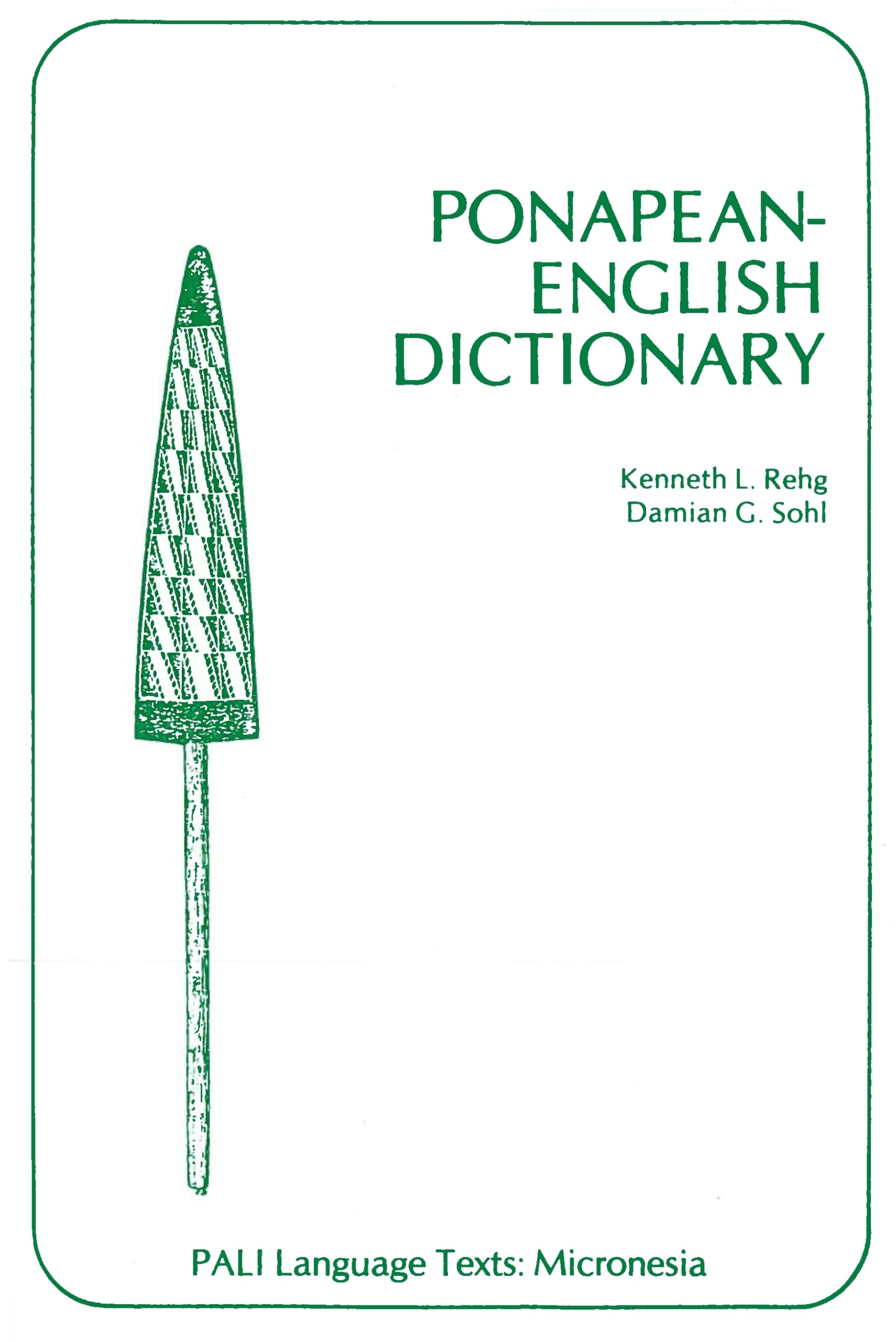 Ponapean English Dictionary',Used
