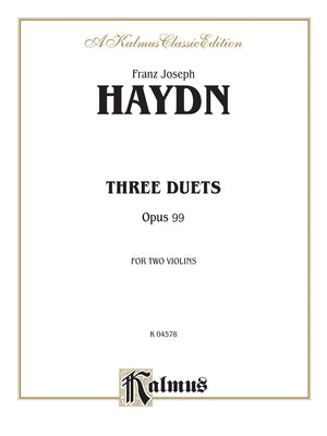 Three Duets, Op. 99 (Kalmus Edition),Used