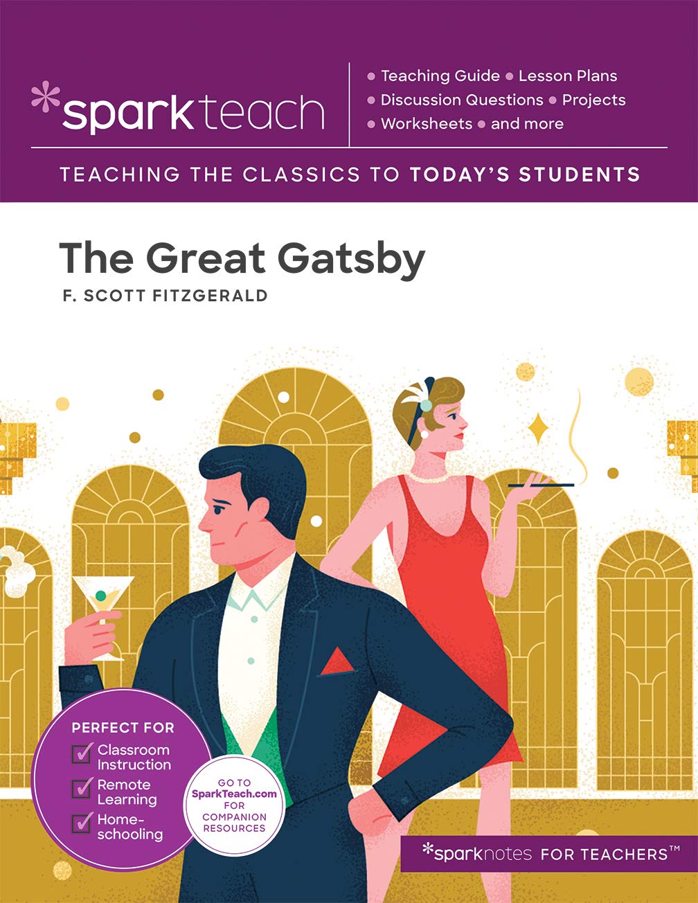 SparkTeach: The Great Gatsby (Volume 21),Used