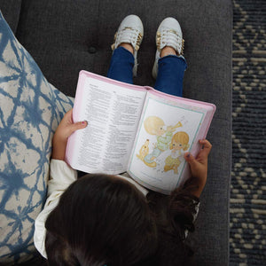 ICB, Precious Moments Holy Bible, Leathersoft, Pink: International Children's Bible,New