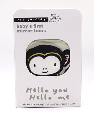 Hello You, Hello Me: Baby'S First Mirror Book  Soft And Crinkly Pages, Printed On Organic Cotton (Wee Gallery)