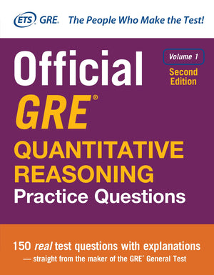 Official Gre Quantitative Reasoning Practice Questions, Second Edition, Volume 1