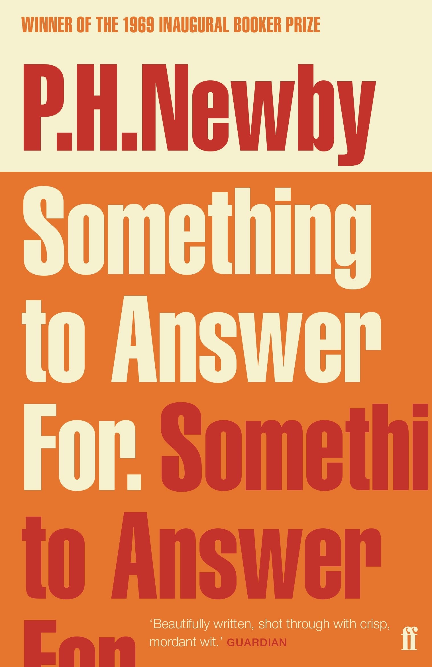 Something to Answer For: The First Man Booker Prize Winner,Used