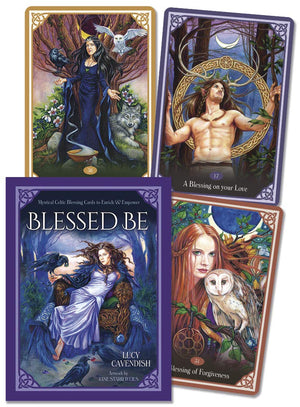 Blessed Be Cards: Mystical Celtic Blessings to Enrich and Empower,Used