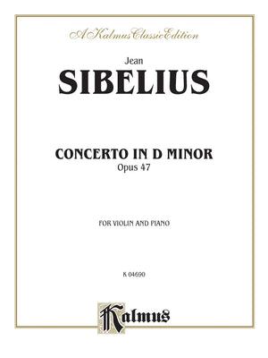 Concerto in D Minor, Op. 47 (Kalmus Edition),Used