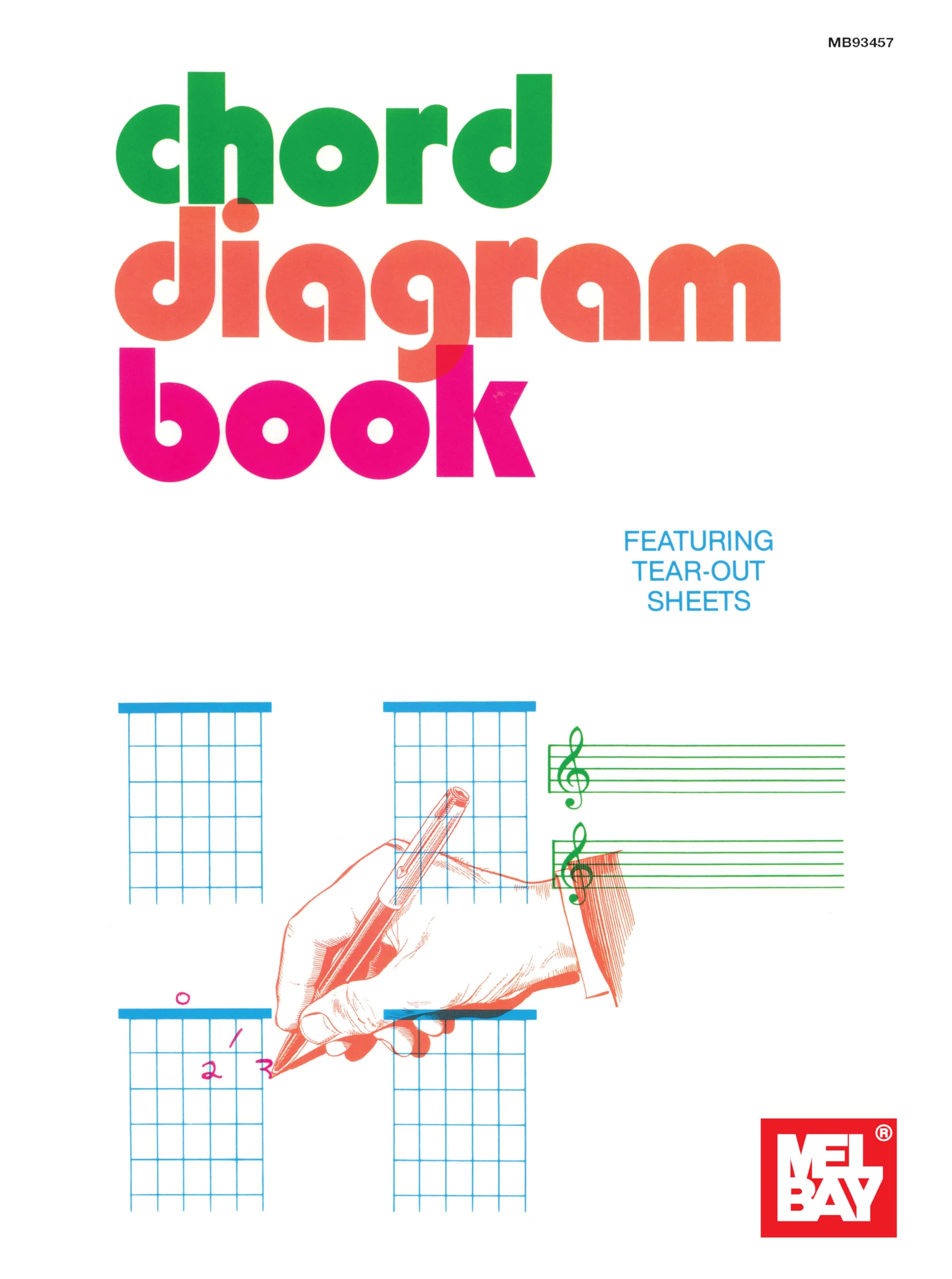 Chord Diagram Bookincludes Basic Chord Charts For Guitar, Banjo, Tenor Banjo, Uke, Baritone Uke, And Mandolin,New