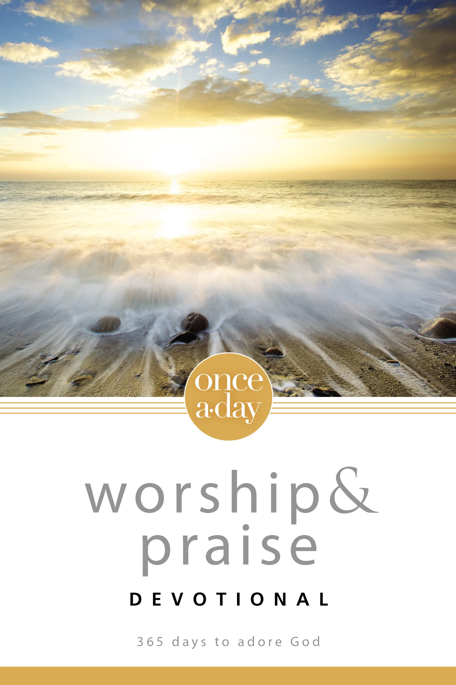 NIV, OnceADay Worship and Praise Devotional, Paperback: 365 Days to Adore God,Used