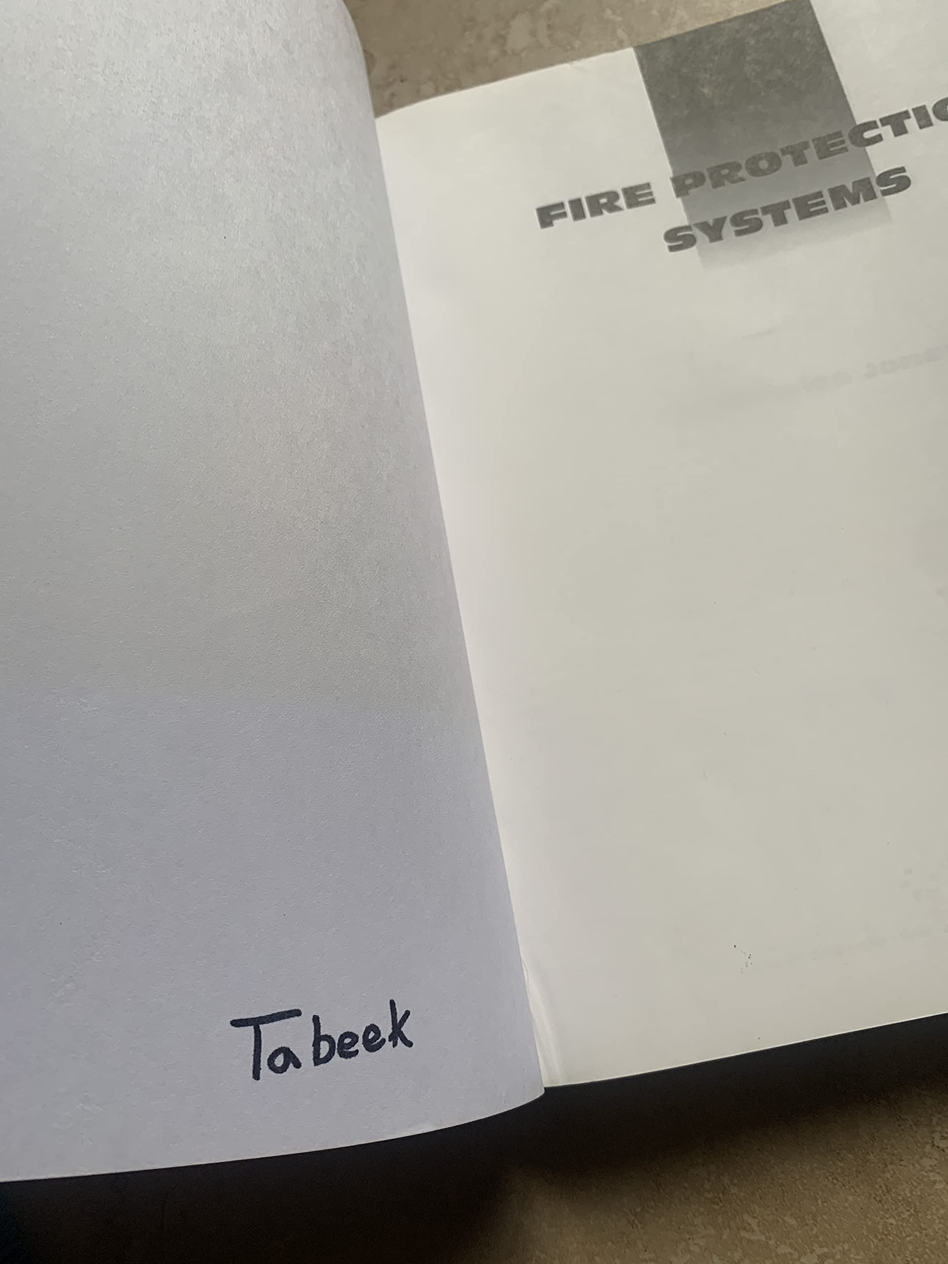 Fire Protection Systems,Used