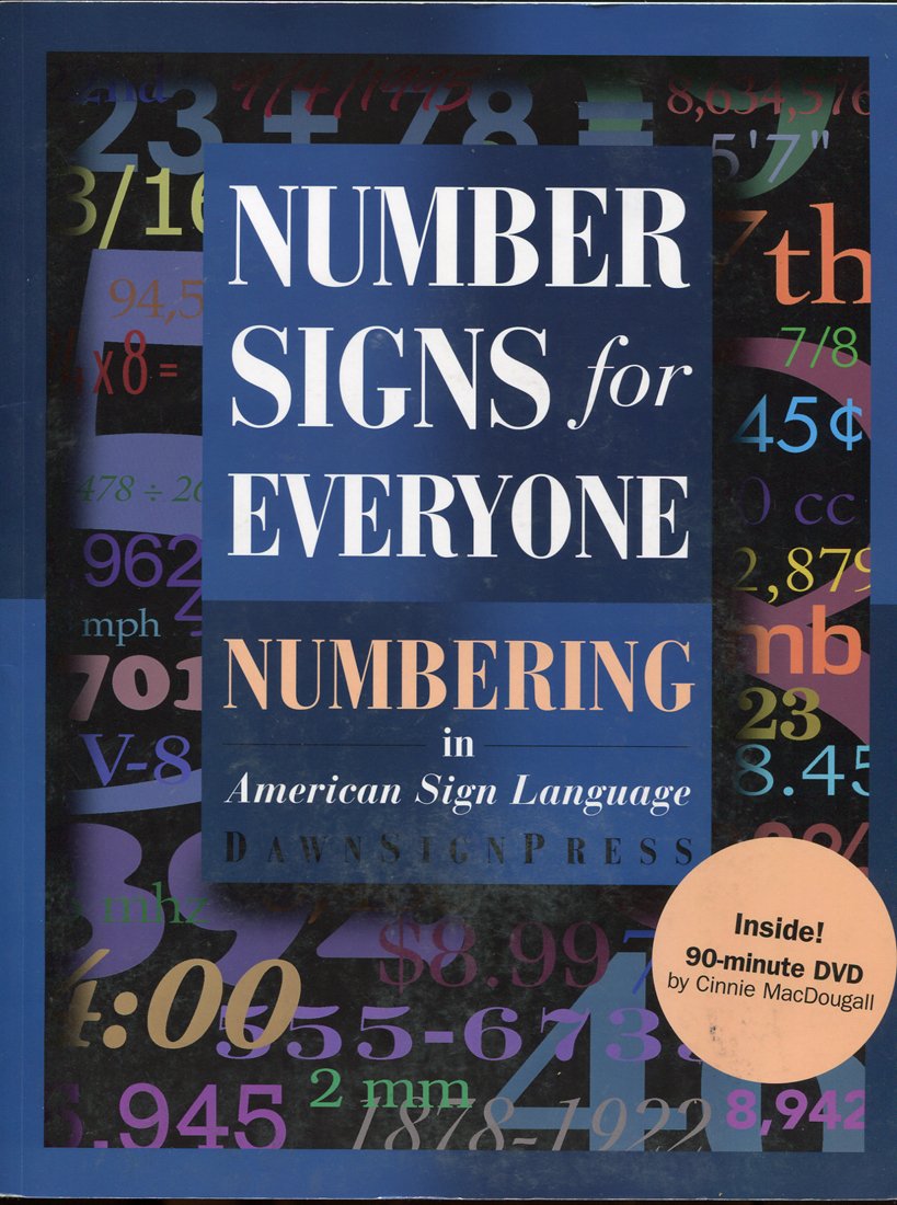 Number Signs for Everyone  Numbering in American Sign Language (Book & DVDs),Used