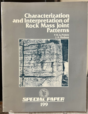 Characterization and Interpretation of Rock Mass Joint Patterns (SPECIAL PAPER (GEOLOGICAL SOCIETY OF AMERICA)),Used