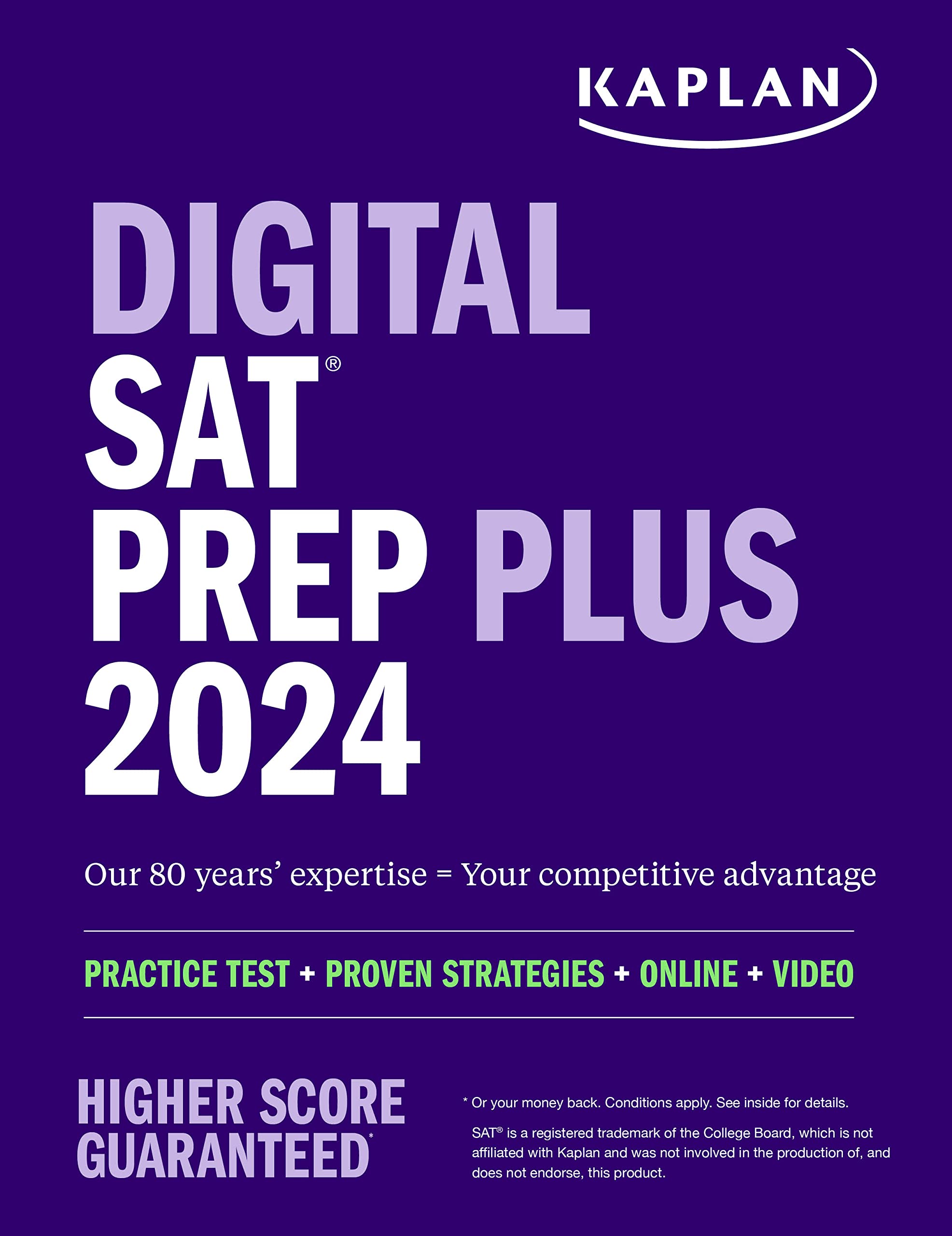 Digital Sat Prep Plus 2024: Includes 1 Realistic Full Length Practice Test, 700+ Practice Questions (Kaplan Test Prep),Used