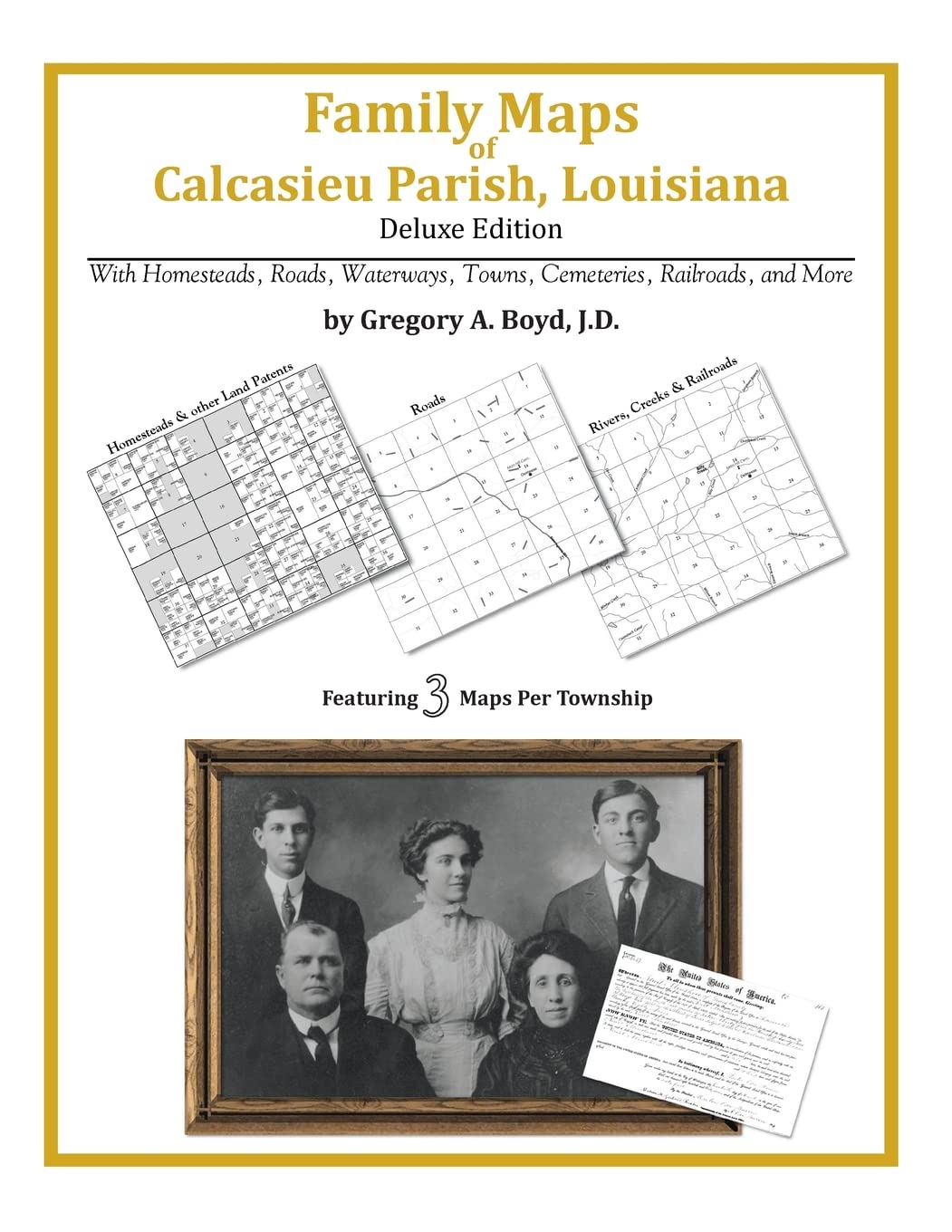Family Maps of Calcasieu Parish, Louisiana,Used