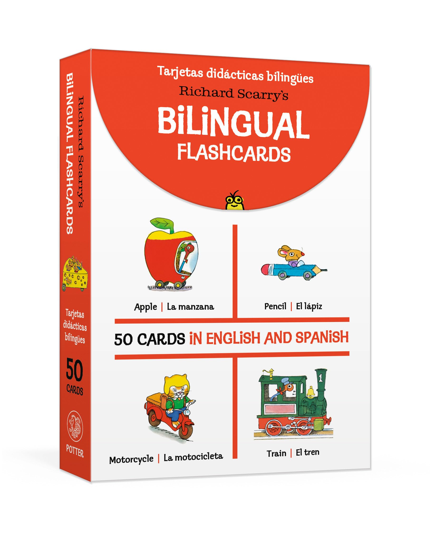 Richard ScarryS Bilingual Flashcards: 50 Cards In English And Spanish