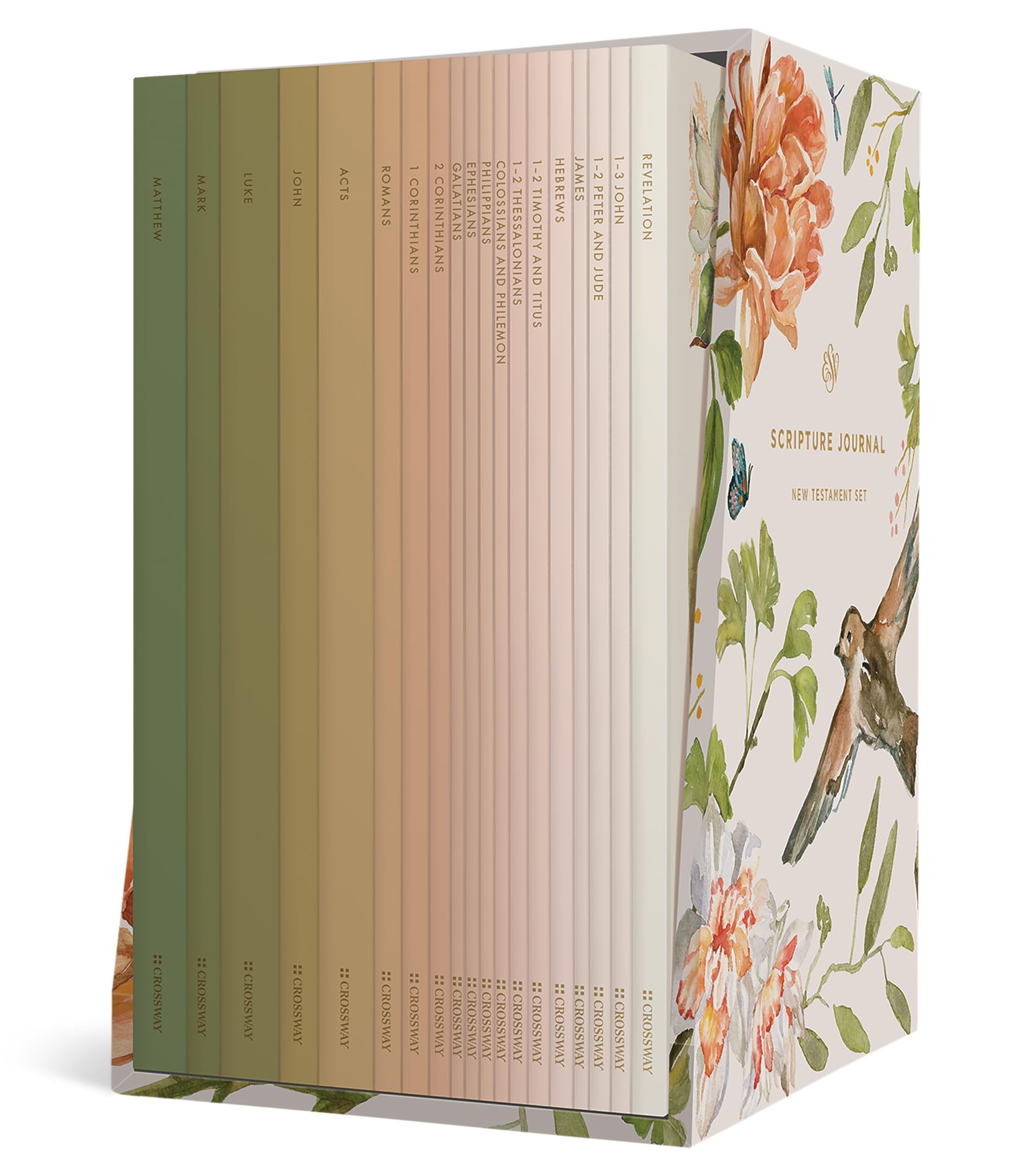 ESV Scripture Journal: New Testament Set (Artwork by Ruth Chou Simons) (Paperback),New