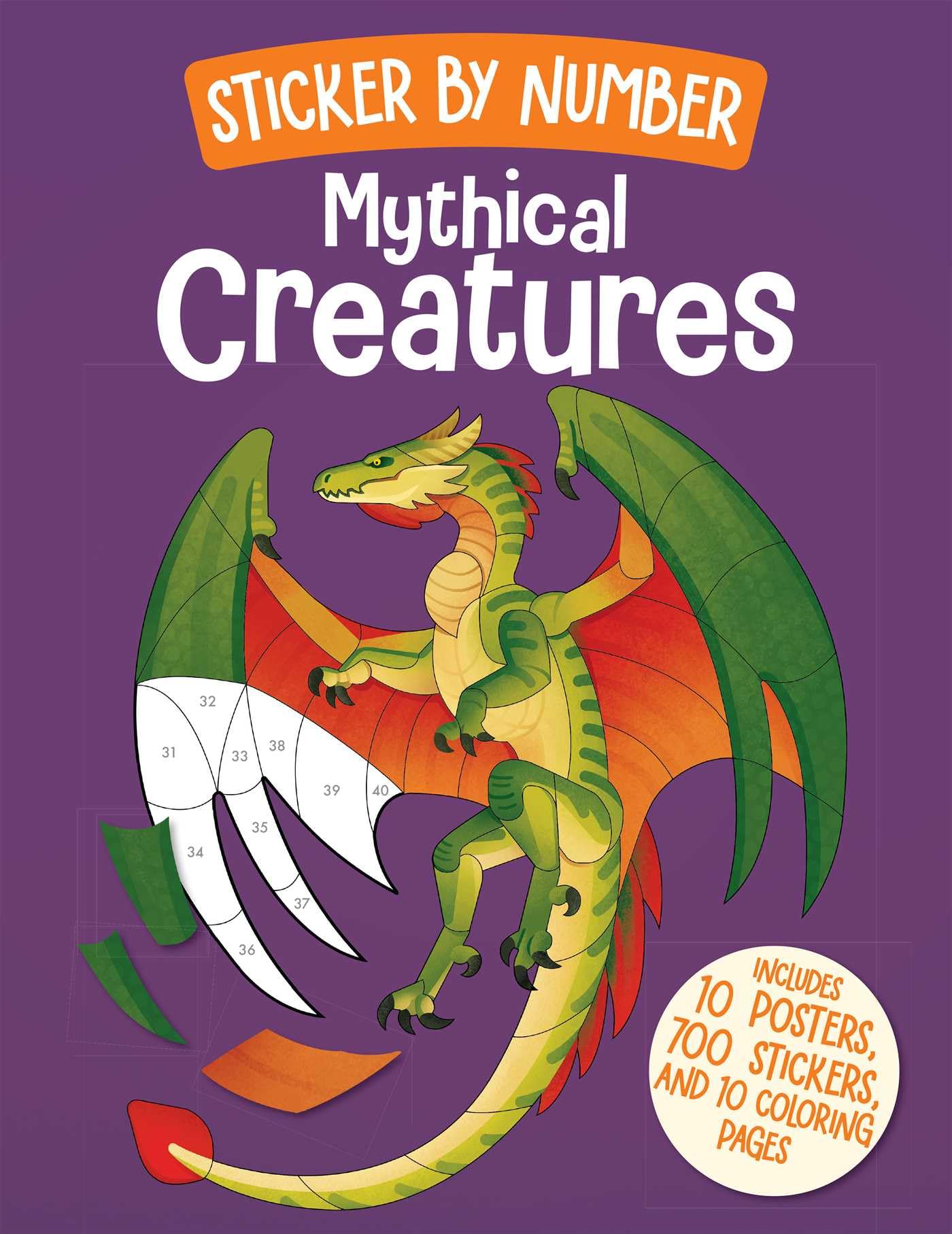 Sticker By Number: Mythical Creatures