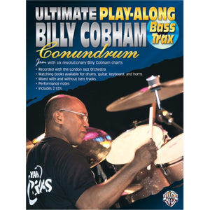 Ultimate PlayAlong Bass Trax Billy Cobham Conundrum: Jam with Six Revolutionary Billy Cobham Charts, Book & 2 CDs,Used