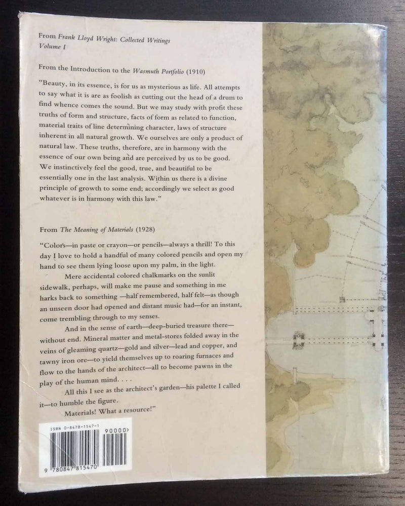 Frank Lloyd Wright Collected Writings, Vol. 1: 18941930,Used