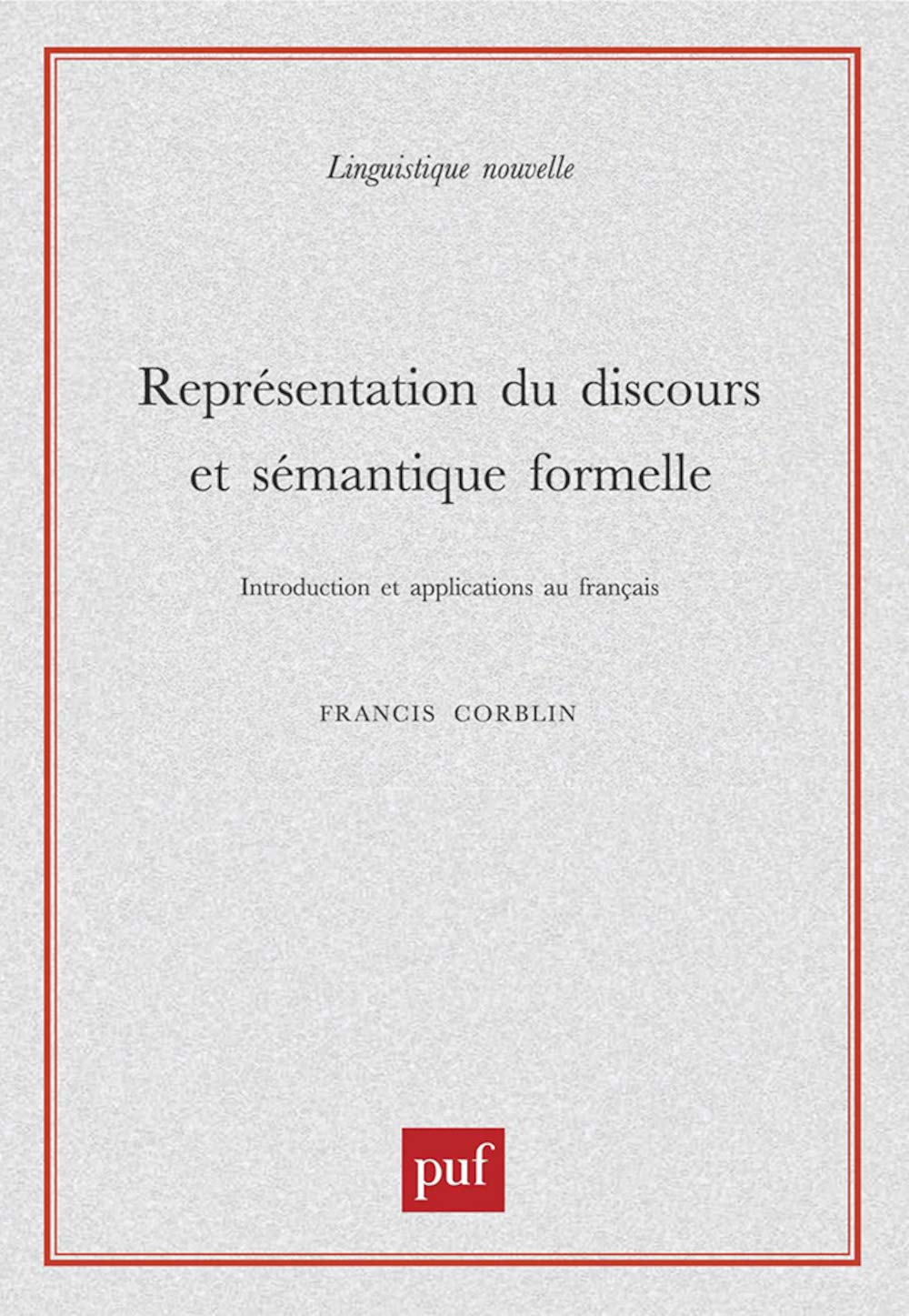 Reprsentation du discours et smantique formelle,Used