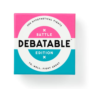 Brass Monkey Debatable Battle Edition  Social Party Game With 400 Who Would Win In A Fight Prompts To Argue About, 2+ Playe