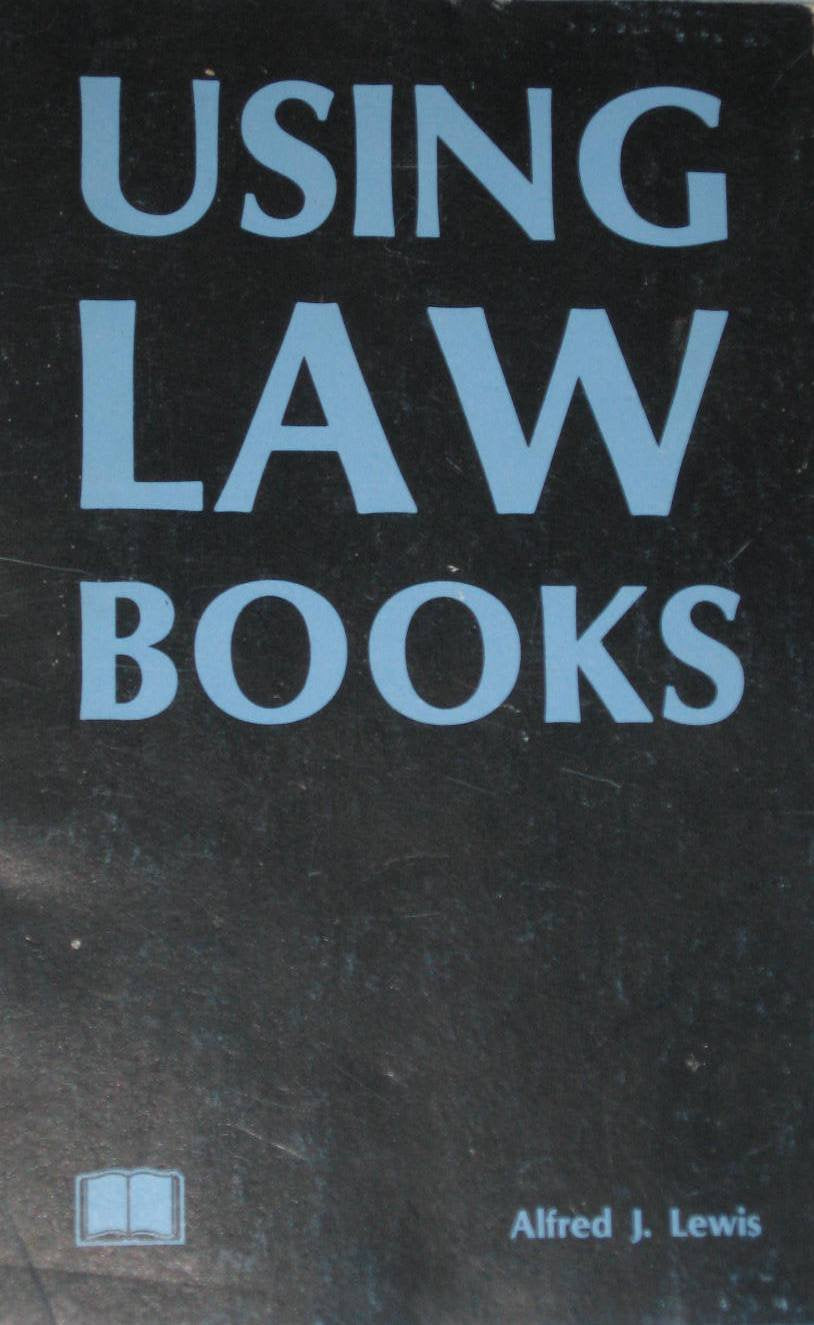 Using law books,Used