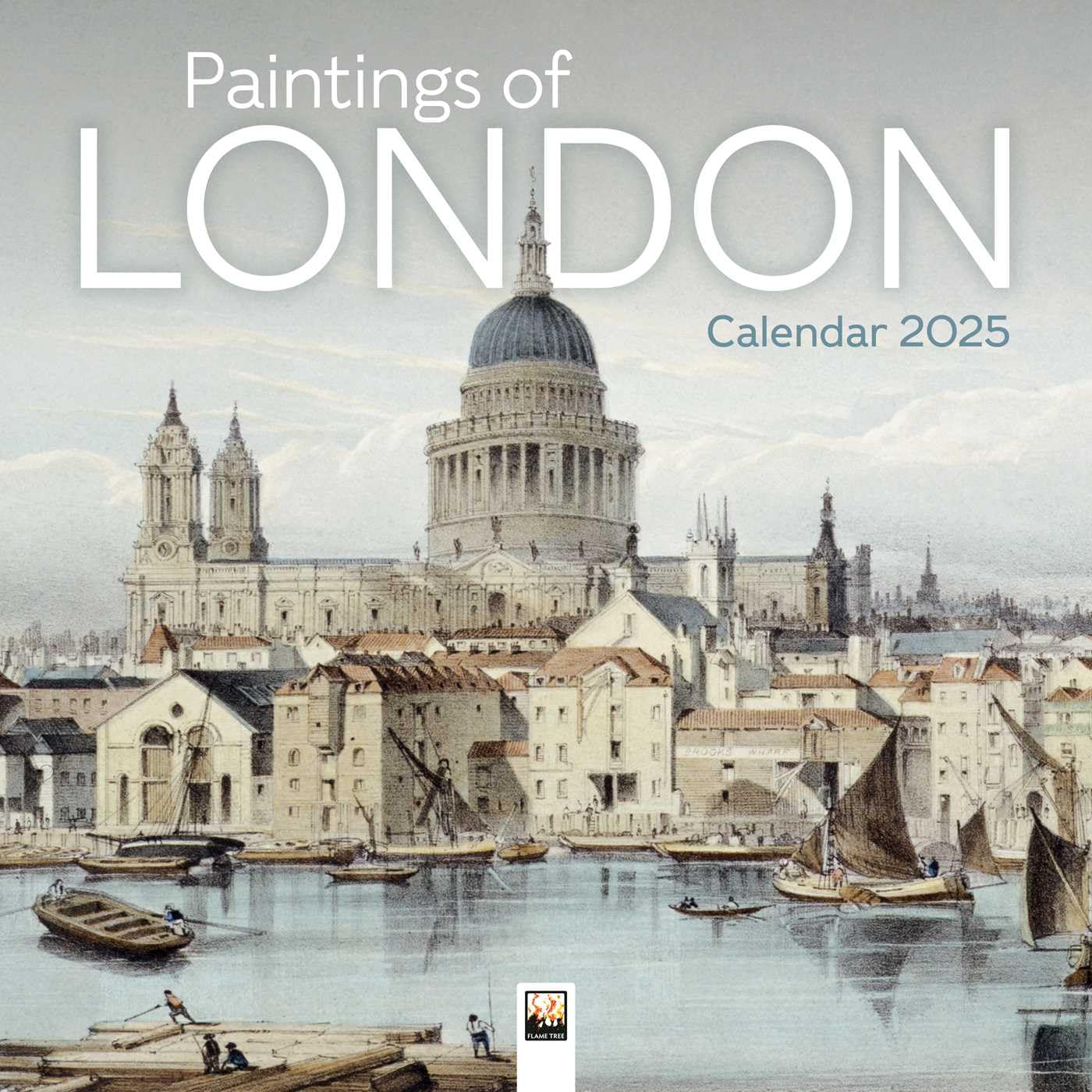 London Museum: Paintings of London 2025 Wall Calendar,New